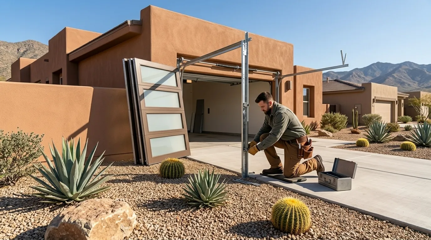 Garage door installation in Oklahoma City, OK
